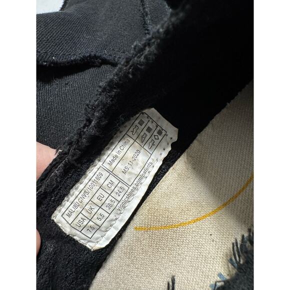 Vionic Beach Malibu Canvas Slip On Shoe Black  7.5 - Picture 4 of 5